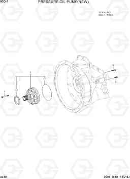 4430 PRESSURE OIL PUMP(NEW) 80D-7, Hyundai