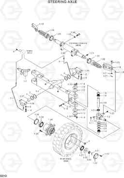5010 STEERING AXLE 80D-7, Hyundai