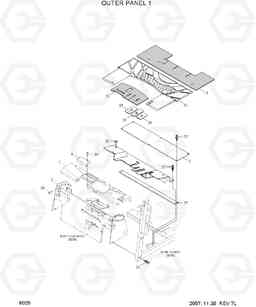 6020 OUTER PANEL 1 80D-7, Hyundai