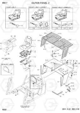6030 OUTER PANEL 2 80D-7, Hyundai