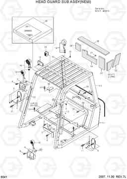 6041 HEAD GUARD SUB ASSY(NEW) 80D-7, Hyundai
