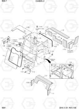 6061 CABIN 2(#0031-) 80D-7, Hyundai