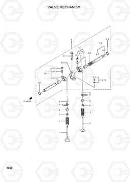 9020 VALVE MECHANISM 80D-7, Hyundai