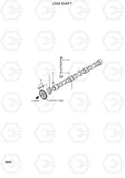 9040 CAM SHAFT 80D-7, Hyundai