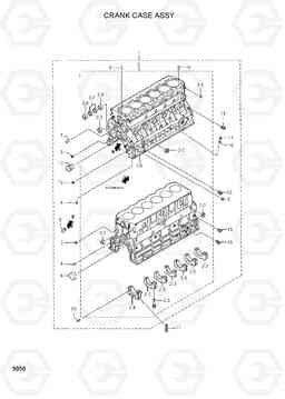 9050 CRANK CASE ASSY 80D-7, Hyundai