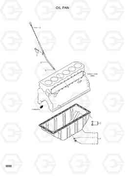 9090 OIL PAN 80D-7, Hyundai