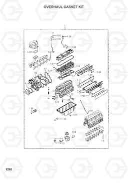 9280 OVERHAUL GASKET KIT 80D-7, Hyundai