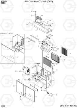 1070 AIRCON HVAC UNIT (OPT) 80D-7E, Hyundai