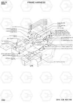 2050 FRAME HARNESS 80D-7E, Hyundai