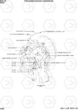 2060 TRANSMISSION HARNESS 80D-7E, Hyundai