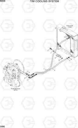 3090 T/M COOLING SYSTEM 80D-7E, Hyundai