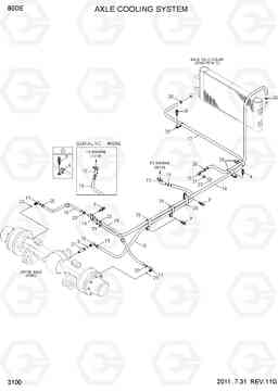 3100 AXLE COOLING SYSTEM 80D-7E, Hyundai