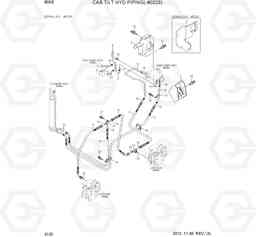 3120 CAB TILT HYD PIPING(-#0329) 80D-7E, Hyundai