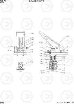 3A80 BRAKE VALVE 80D-7E, Hyundai