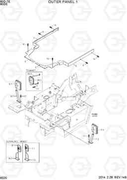 6020 OUTER PANEL 1 80D-7E, Hyundai