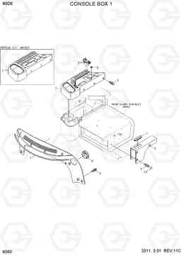 6060 CONSOLE BOX 1 80D-7E, Hyundai