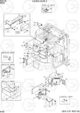 6130 CABIN SUB 2 (OPT) 80D-7E, Hyundai