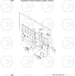 7055 INTEGRAL F/POSITIONER (V-MAST, SHAFT) 80D-7E, Hyundai