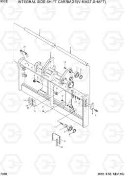 7056 INTEGRAL S/S CARRIAGE (V-MAST, SHAFT) 80D-7E, Hyundai