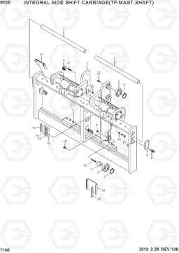 7166 INTEGRAL S-SHIFT CARRIAGE (TF-MAST) 80D-7E, Hyundai