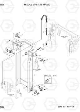 7320 MIDDLE MAST (TS-MAST) 80D-7E, Hyundai