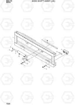 7540 SIDE SHIFT ASSY (JK) 80D-7E, Hyundai