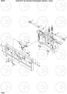 7562 S/SHIFT & F/POSITIONER (V-MAST, IND) 80D-7E, Hyundai