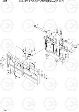 7582 S/SHIFT & F/POSITIONER (TS-MAST, IND) 80D-7E, Hyundai