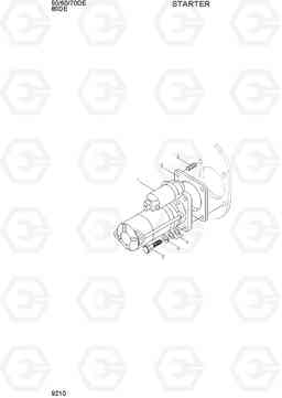 9210 STARTER 80D-7E, Hyundai