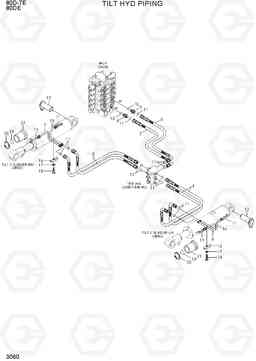 3060 TILT HYD PIPING 80D-7E ACE, Hyundai