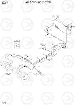 3100 AXLE COOLING SYSTEM 80D-7E ACE, Hyundai