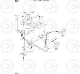 3120 CAB TILT HYD PIPING 80D-7E ACE, Hyundai