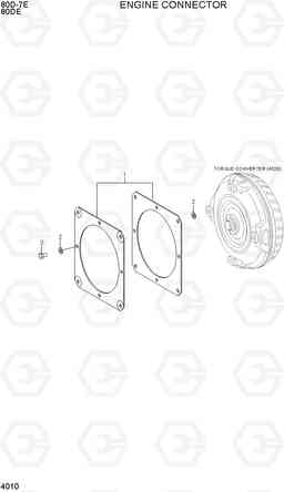 4010 ENGINE CONNECTOR 80D-7E ACE, Hyundai