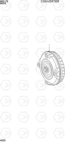 4020 CONVERTER 80D-7E ACE, Hyundai