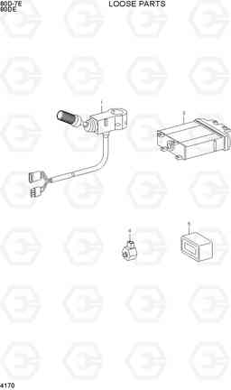 4170 LOOSE PARTS 80D-7E ACE, Hyundai