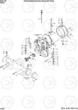 4180 TRANSMISSION MOUNTING 80D-7E ACE, Hyundai