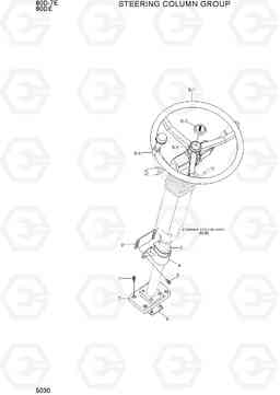 5030 STEERING COLUMN GROUP 80D-7E ACE, Hyundai