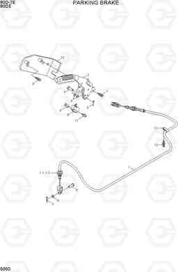 5050 PARKING BRAKE 80D-7E ACE, Hyundai