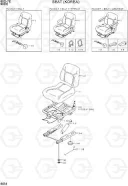 6031 SEAT (KOREA) 80D-7E ACE, Hyundai