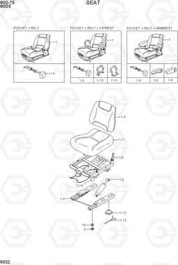 6032 SEAT 80D-7E ACE, Hyundai