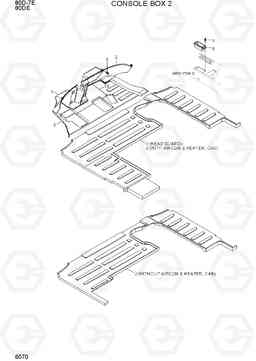 6070 CONSOLE BOX 2 80D-7E ACE, Hyundai