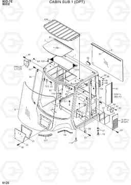 6120 CABIN SUB 1 (OPT) 80D-7E ACE, Hyundai