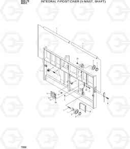 7055 INTEGRAL F/POSITIONER (V-MAST, SHAFT) 80D-7E ACE, Hyundai