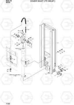 7130 INNER MAST (TF-MAST) 80D-7E ACE, Hyundai