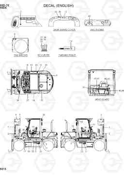 8015 DECALS (ENGLISH) 80D-7E ACE, Hyundai