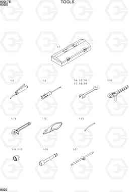 8020 TOOLS 80D-7E ACE, Hyundai