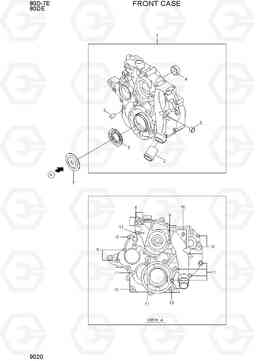 9020 FRONT CASE 80D-7E ACE, Hyundai