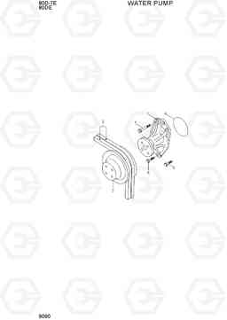 9090 WATER PUMP 80D-7E ACE, Hyundai