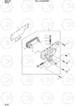 9130 OIL COOLER 80D-7E ACE, Hyundai