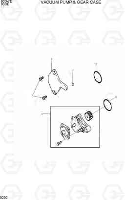 9260 VACUUM PUMP & GEAR CASE 80D-7E ACE, Hyundai